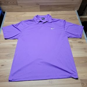 nike golf dri-fit polo shirt mens large.